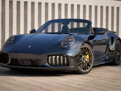 Neu Porsche 992 711 PS (522 kW) 2026 Tiefschwarzmetallic Cabrio
