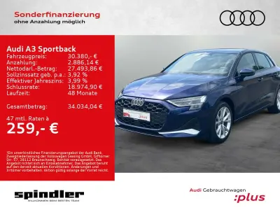 Gebraucht Audi A3 Advanced 150 PS (110 kW) 2025 Navarrablau metallic Limousine