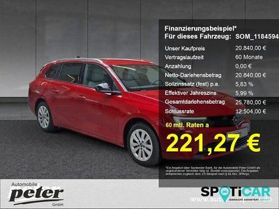 Gebraucht Opel Astra Elegance 131 PS (96 kW) 2023 Rot Kombi