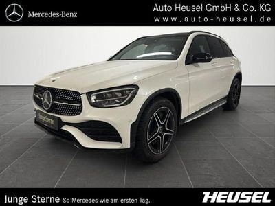 Gebraucht Mercedes GLC400d AMG 330 PS (242 kW) 2021 Designo diamantweiß bright SUV