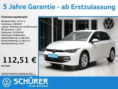 Gebraucht VW Golf VIII Life 116 PS (85 kW) 2025 Weiß Limousine