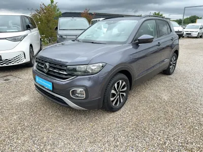Gebraucht VW T-Cross Active 110 PS (80 kW) 2021 Rauchgrau / titanschwarzgrau SUV