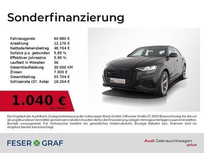 Mythosschwarz metallic Gebraucht 2022 Audi Q8 Ambiente SUV | 60.880 € (Fairer Preis)