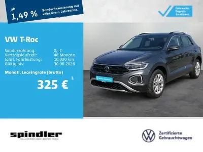Gebraucht VW T-Roc IQ Drive 150 PS (110 kW) 2024 Indiumgrau metallic SUV