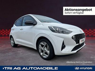 Weiß Gebraucht 2023 Hyundai i10 GO! Kleinwagen | 14.795 € (Fairer Preis)
