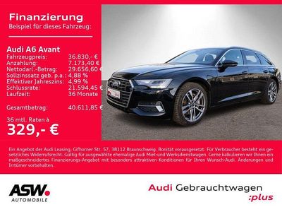 Mythosschwarz metallic Gebraucht 2023 Audi A6 Sport Kombi | 36.830 € (Guter Preis)