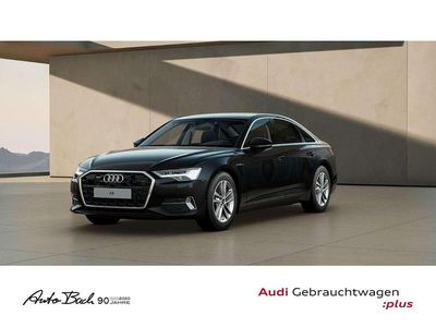 Mythosschwarz metallic Gebraucht 2024 Audi A6 Advanced Plus Limousine | 48.770 € (Fairer Preis)