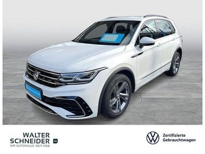 Gebraucht VW Tiguan R-line 150 PS (110 kW) 2021 Weiß SUV