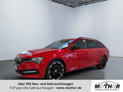 Usata Skoda Superb SportLine 190 CV (139 kW) 2020 Rosso Station wagon