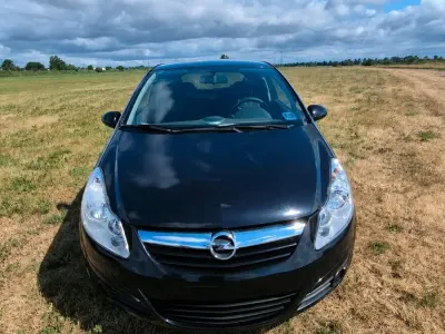 Gebraucht Opel Corsa 55 PS (40 kW) 2008 Schwarz Kleinwagen
