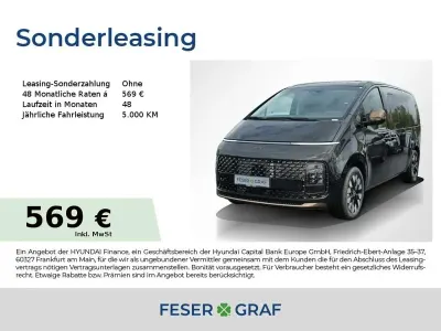 Nowe Hyundai Staria Signature 226 KM (166 kW) 2025 Czarny Minivan