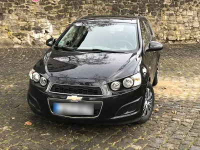 Usata Chevrolet Aveo LT 86 CV (63 kW) 2011 Nero Utilitaria