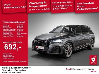 gebraucht Audi Q7 60 TFSI e qu S line AHK AIR Pano Laser HUD