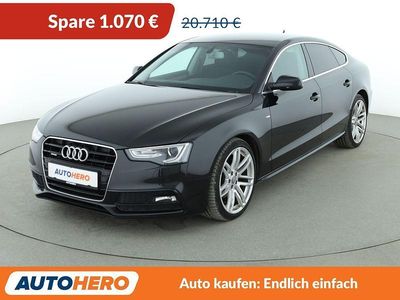 Gebraucht Audi A5 Sportback Comfort 190 PS (139 kW) 2015 Schwarz Kleinwagen