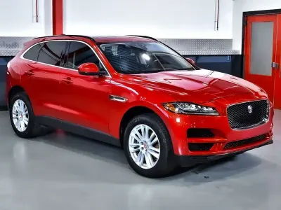 Gebraucht Jaguar F-Pace Prestige 163 PS (119 kW) 2017 Rot SUV