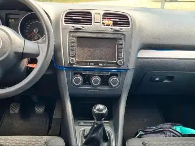 Gebraucht VW Golf VI 2009 Schwarz Kleinwagen