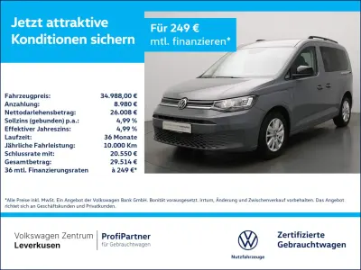 Gebraucht VW Caddy Life 150 PS (110 kW) 2025 Schwarz Van / Kleinbus