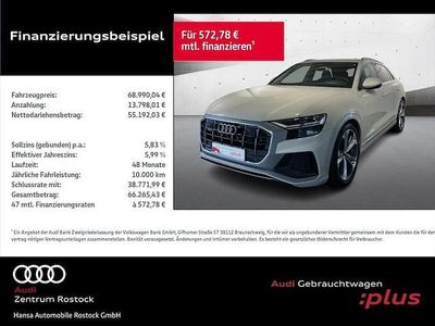 Second-hand Audi Q8 S-Line 286 CP (210 kW) 2022 Bej SUV