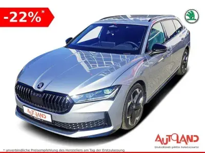 Nowe Skoda Superb SportLine 150 KM (110 kW) 2025 Srebrny Kombi