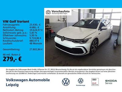 Gebraucht VW Golf VIII R-line 150 PS (110 kW) 2021 Weiß Kombi