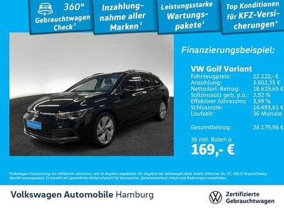 Second-hand VW Golf VIII Style 150 CP (110 kW) 2022 Negru Break