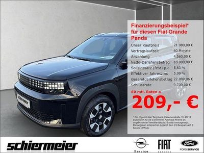 Neu Fiat Grande Panda Icon 110 PS (80 kW) 2025 Schwarz Kleinwagen