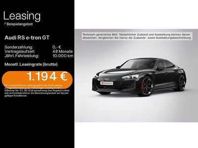 Mythosschwarz metallic Gebraucht 2025 Audi e-tron GT quattro Sport Limousine | 135.940 € (Fairer Preis)