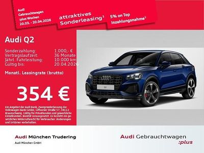 Gebraucht Audi Q2 Advanced Plus 150 PS (110 kW) 2025 Navarrablau metallic SUV