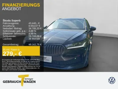 Gebraucht Skoda Superb SportLine 204 PS (150 kW) 2025 Schwarz Kombi