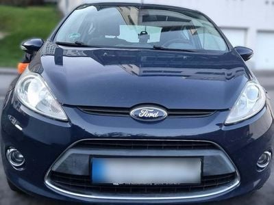 Gebraucht Ford Fiesta Titanium 120 PS (88 kW) 2009 Blau Kleinwagen
