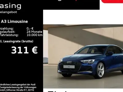Gebraucht Audi A3 Comfort 150 PS (110 kW) 2025 Navarrablau metallic Limousine