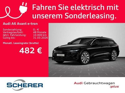 Mythosschwarz metallic (metallic) Gebraucht 2025 Audi A6 e-tron Ambiente Kombi | 54.690 € (Fairer Preis)