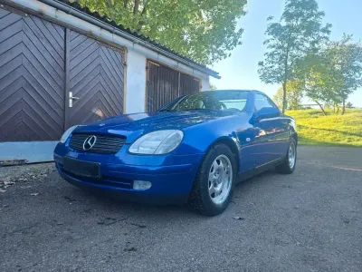 Gebraucht Mercedes SLK200 136 PS (100 kW) 1997 Blau Cabrio