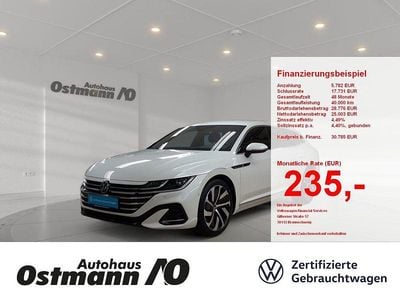 Gebraucht VW Arteon R-line 200 PS (147 kW) 2022 Oryxweiß perlmutteffekt Kombi