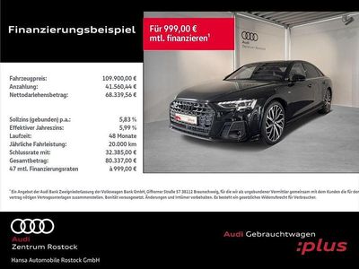 Gebraucht Audi A8 Ambiente 286 PS (210 kW) 2024 Mythosschwarz metallic Limousine