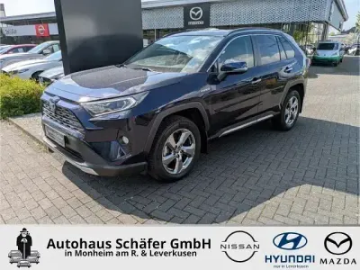 Gebraucht Toyota RAV4 Hybrid Lounge 222 PS (163 kW) 2019 Blau SUV