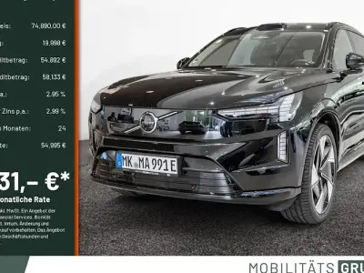 Brugt Volvo EX90 Performance 500 kW (680 HK) 2025 Sort SUV