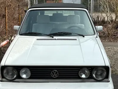 Gebraucht VW Golf Cabriolet 72 PS (52 kW) 1989 Weiß Cabrio
