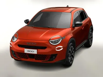 Neu Fiat 600 La Prima 145 PS (106 kW) 2026 Sole orange metallic SUV