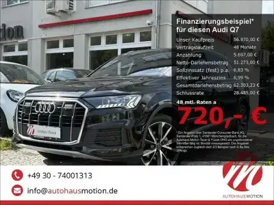 Gebraucht Audi Q7 S-Line 231 PS (169 kW) 2023 Mythosschwarz metallic SUV