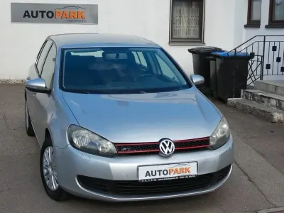 Gebraucht VW Golf VI Trendline 80 PS (58 kW) 2009 Silber Kleinwagen