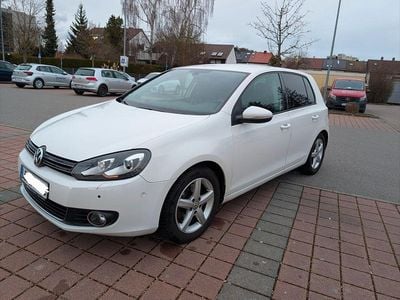 Usata VW Golf VI Highline 160 CV (117 kW) 2009 Bianco Utilitaria