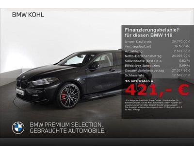 Gebraucht BMW 116 M Sport 109 PS (80 kW) 2023 Schwarz Kleinwagen