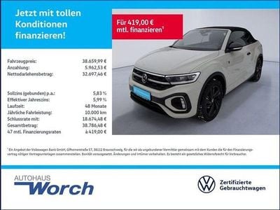 Usado VW T-Roc R-line Edition 150 HP (110 kW) 2025 Preto SUV