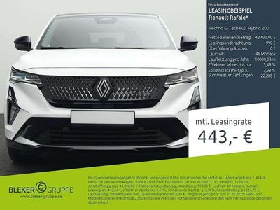 Weiss qpb + gne Gebraucht 2025 Renault Rafale Techno SUV | 39.480 € (Fairer Preis)