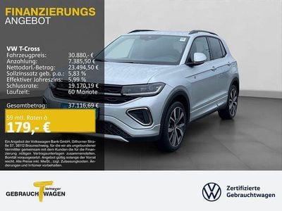 Neu VW T-Cross R-line 150 PS (110 kW) 2026 Reflexsilber metallic SUV