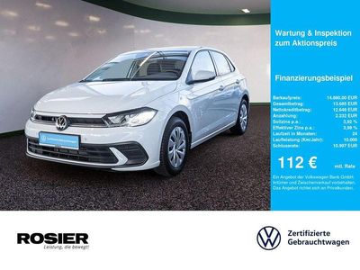 Gebraucht VW Polo Life 95 PS (69 kW) 2021 Weiss / pure white Kleinwagen