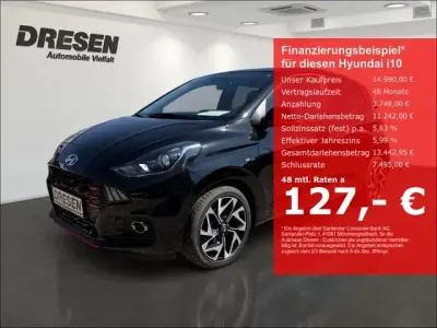 Gebraucht Hyundai i10 N Line 101 PS (74 kW) 2022 Schwarz Kleinwagen