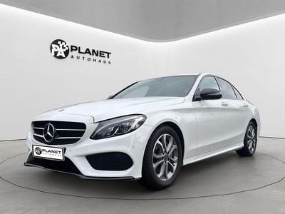 Gebraucht Mercedes C180 AMG line 156 PS (114 kW) 2018 Weiß Limousine