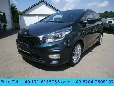 Gebraucht Kia Carens DREAM-TEAM Edition 141 PS (103 kW) 2018 Blau Van / Kleinbus